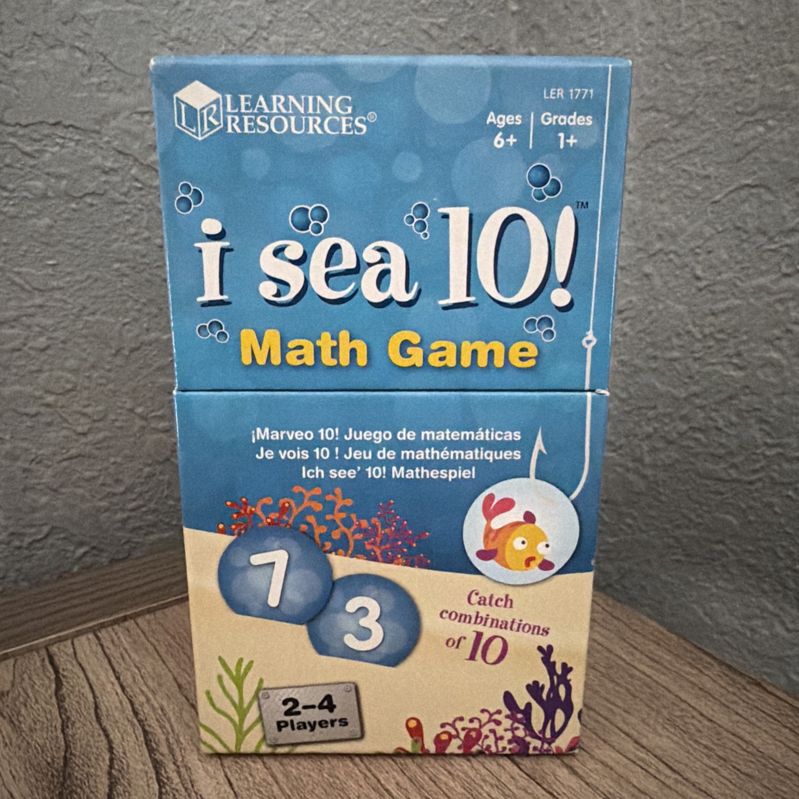 Learning Resources I Sea 10! Math Game “Catch” Combos of 10 Ages 6 Grade 1 +