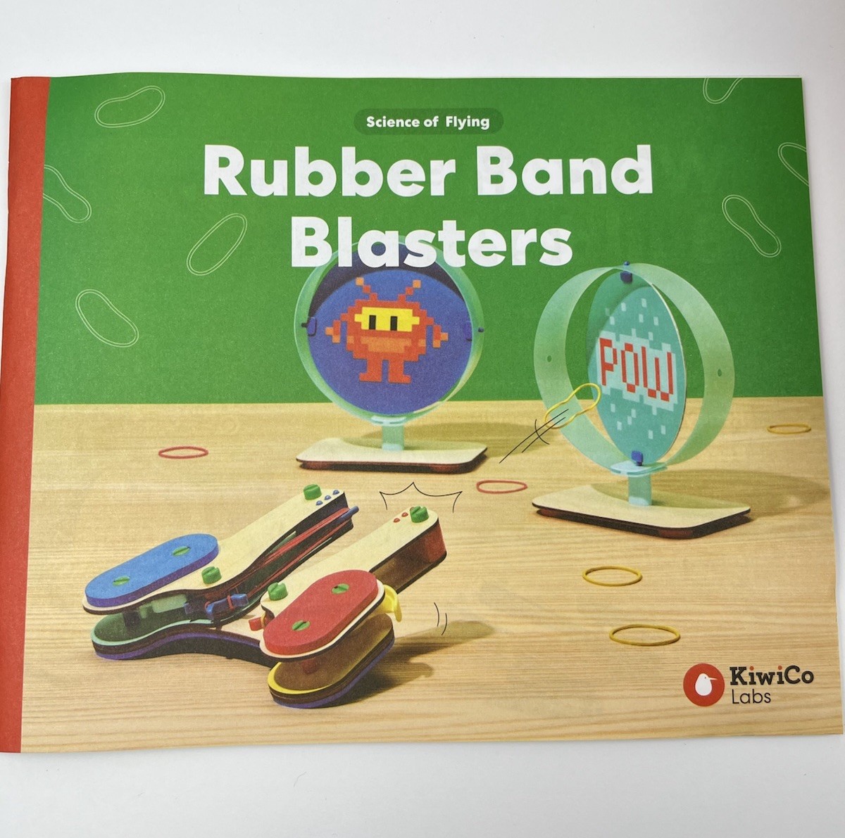 KiwiCo Labs Rubber Band Blasters Science Kit for Ages 8-11 Years New Open Box