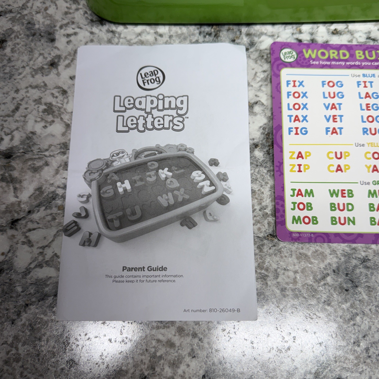 Leap Frog Leaping Letters ABC Alphabet Educational Race The Clock Game Complete