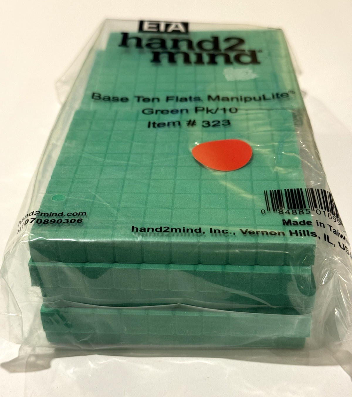ETA Hand 2 Mind Base Ten Green PK/10 Item 323 STEM Math Teaching 5+ UNUSED READ
