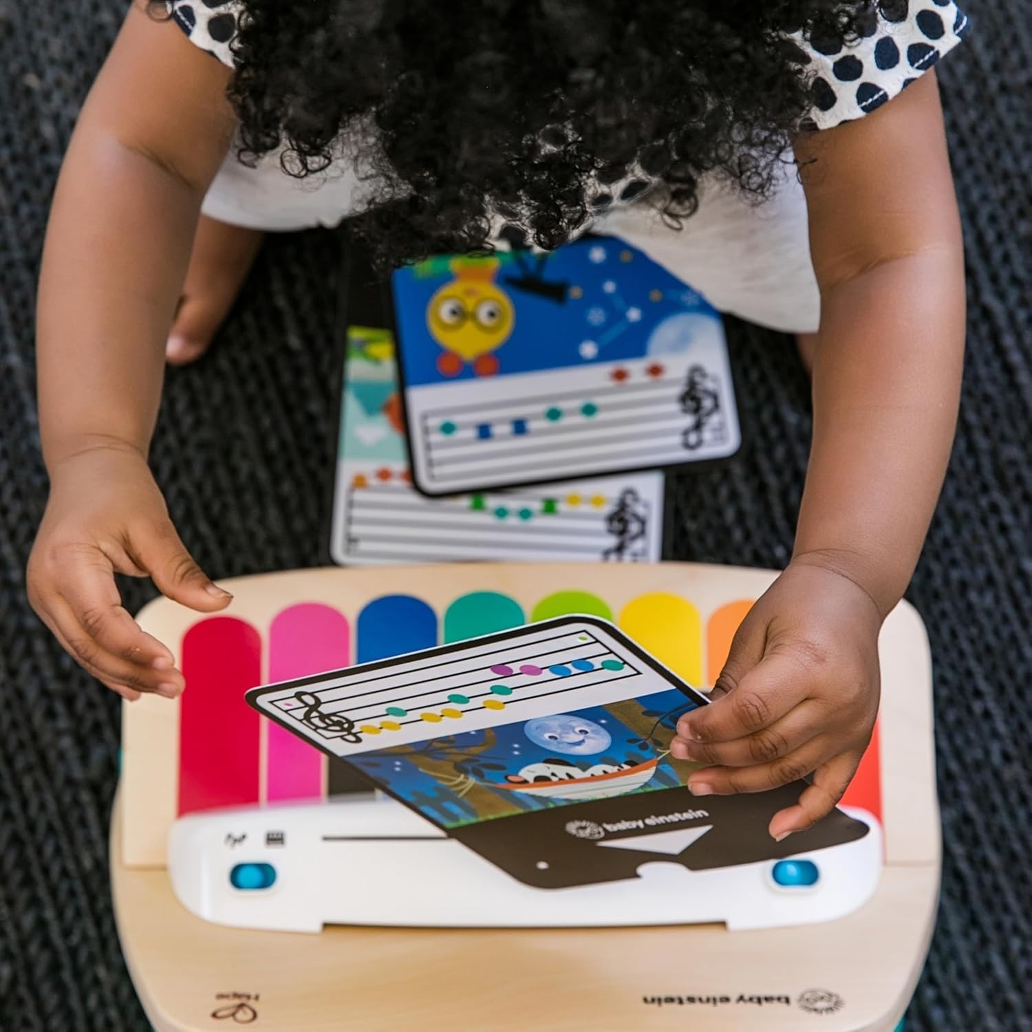 Hape Magic Touch Piano Wooden Musical Toddler Toy, Age 6 Months and Up