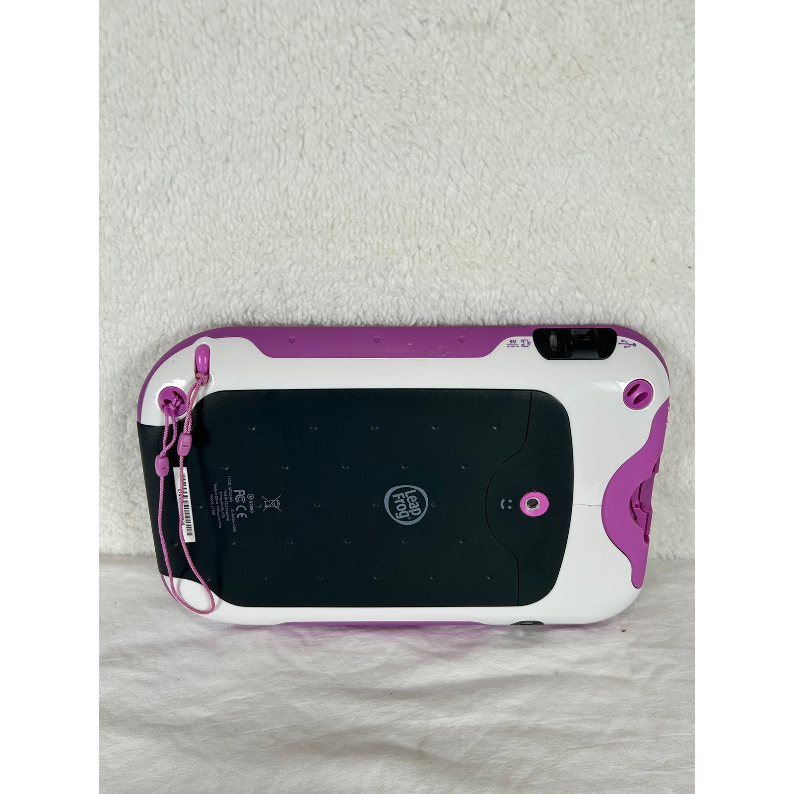 LeapFrog LeapPad Ultra 33300 Kids Learning Tablet Purple White Case Charger Game