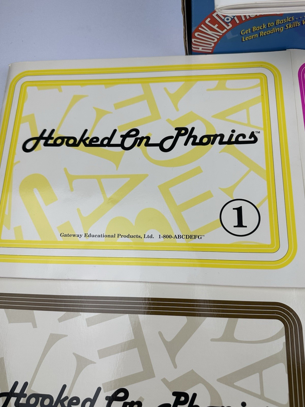 Hooked On Phonics Set W/ Original Box Back To Basics Cassettes Teaching