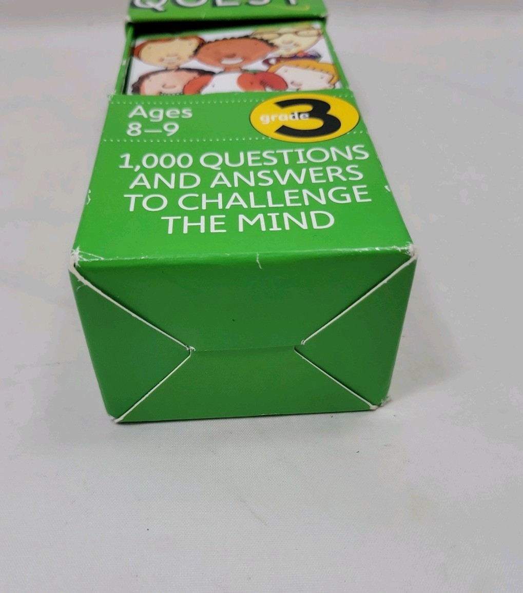 Brain Quest 3rd Grade Q&A Cards Ages 8-9 Learning Educational Travel Game