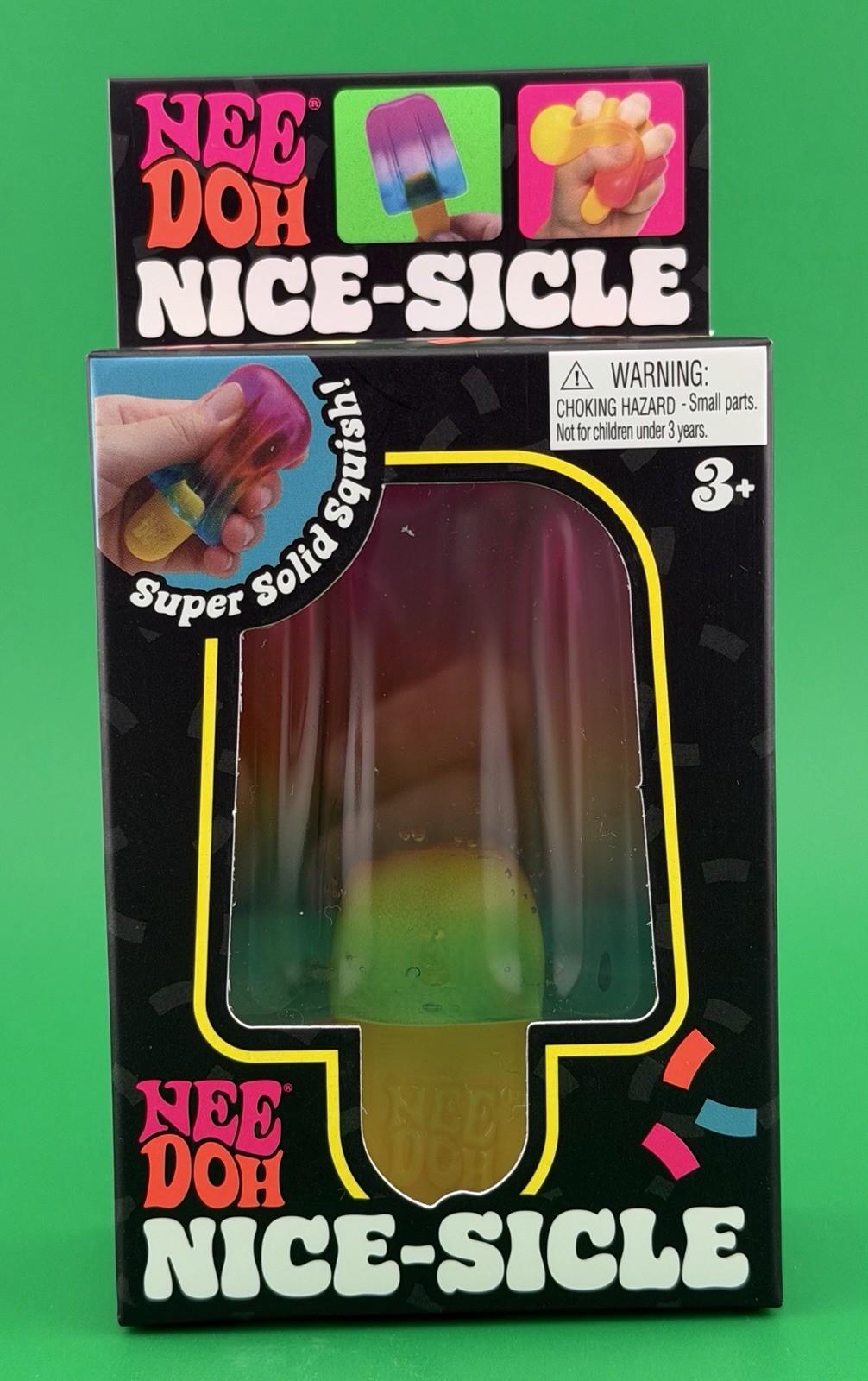 Authentic Schylling NeeDoh Nice-Sicle Rainbow Popsicle