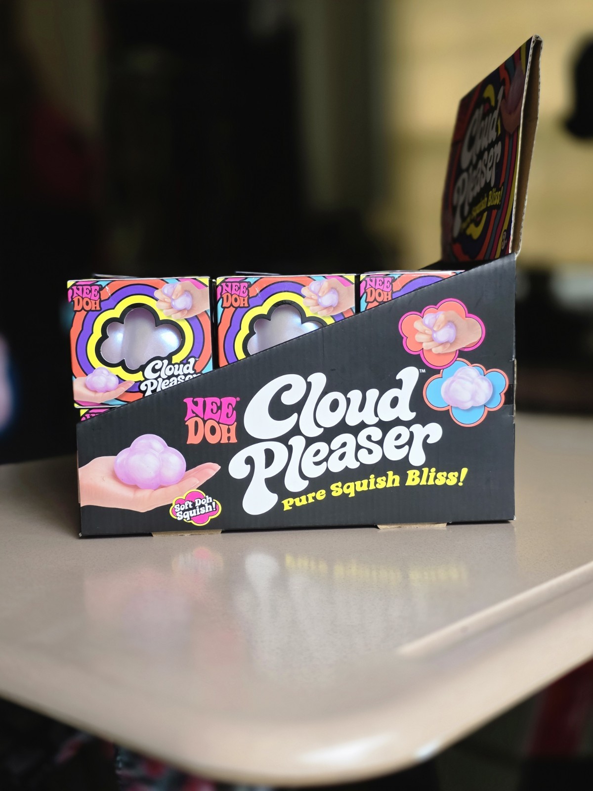 Lot of 12 Authentic NEW RELEASE Schylling Nee Doh Cloud Pleaser With Display