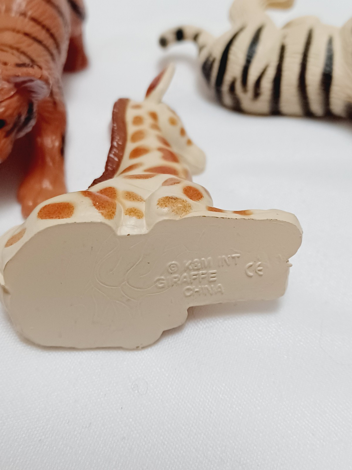 K&M Safari animals Small Pretend Play Wildlife Lot Of 10 Tiger Zebra Giraffe Etc