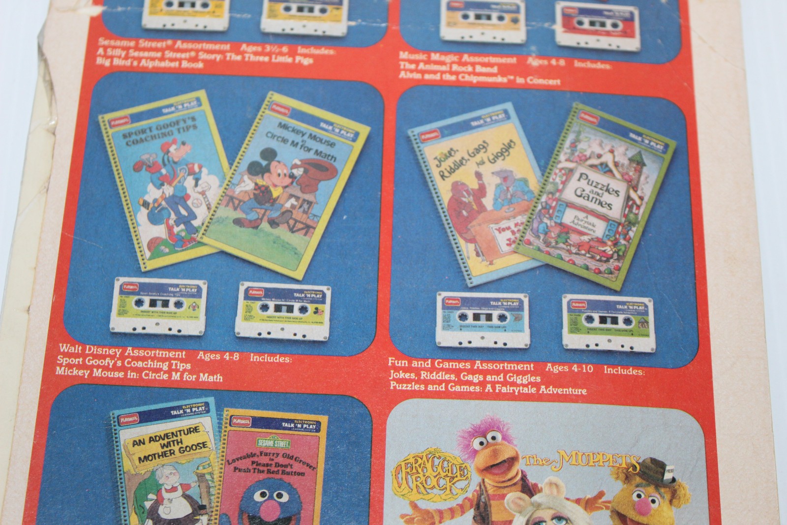 Playskool Talk ‘n Play Sport Goofy’s Coaching Tips Book & Cassette Set NEW OS