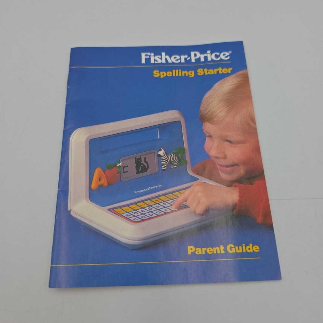 Fisher Price Electronic Spelling Starter Instructions Only Vintage 1987