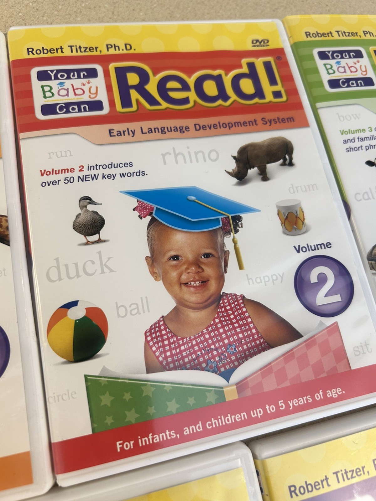 Your Baby Can Read Early Language Development System 5 DVD Set Interactive EUC