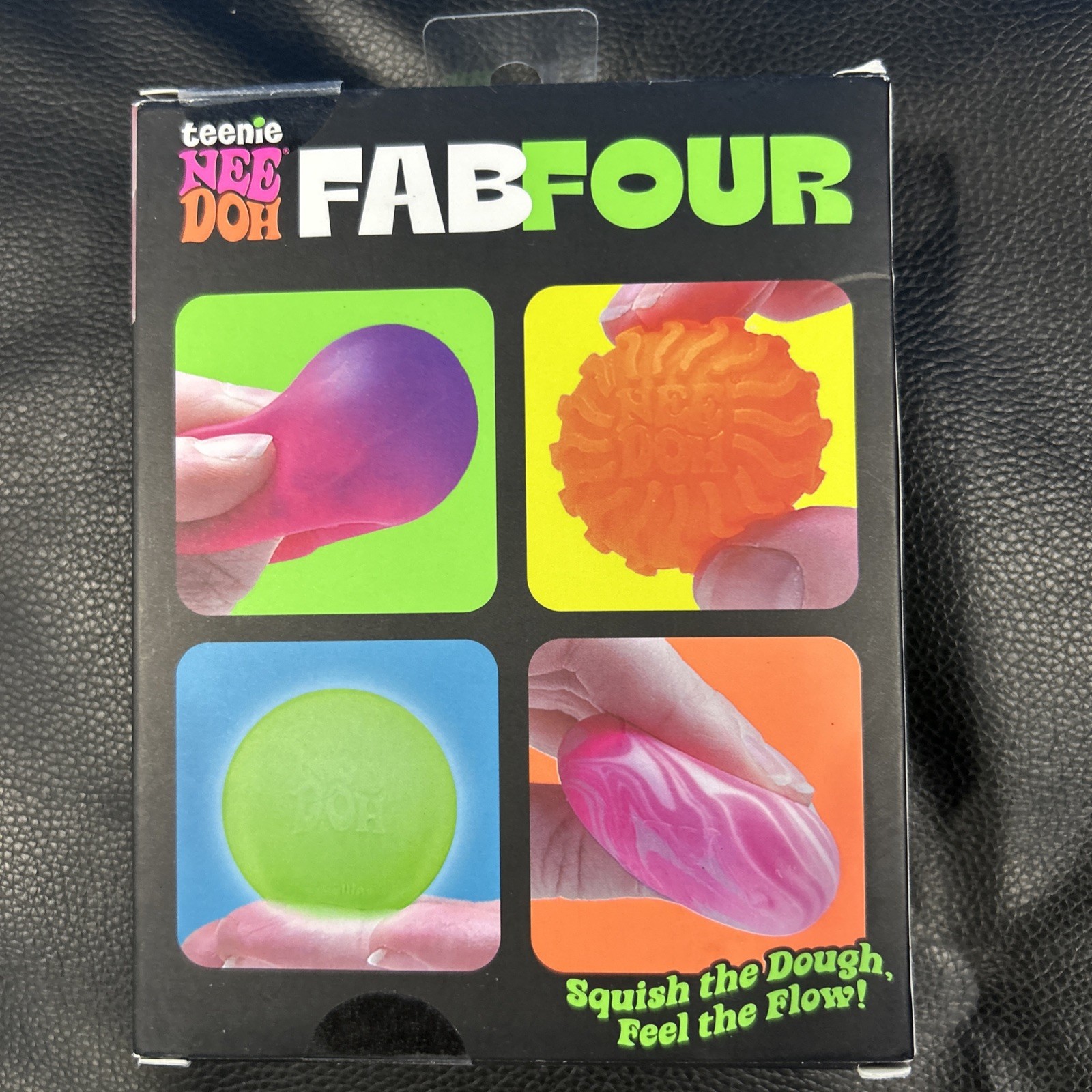Needoh Teenie Fab Four 4-Pack Nee Doh Set of 4 NEW SEALED