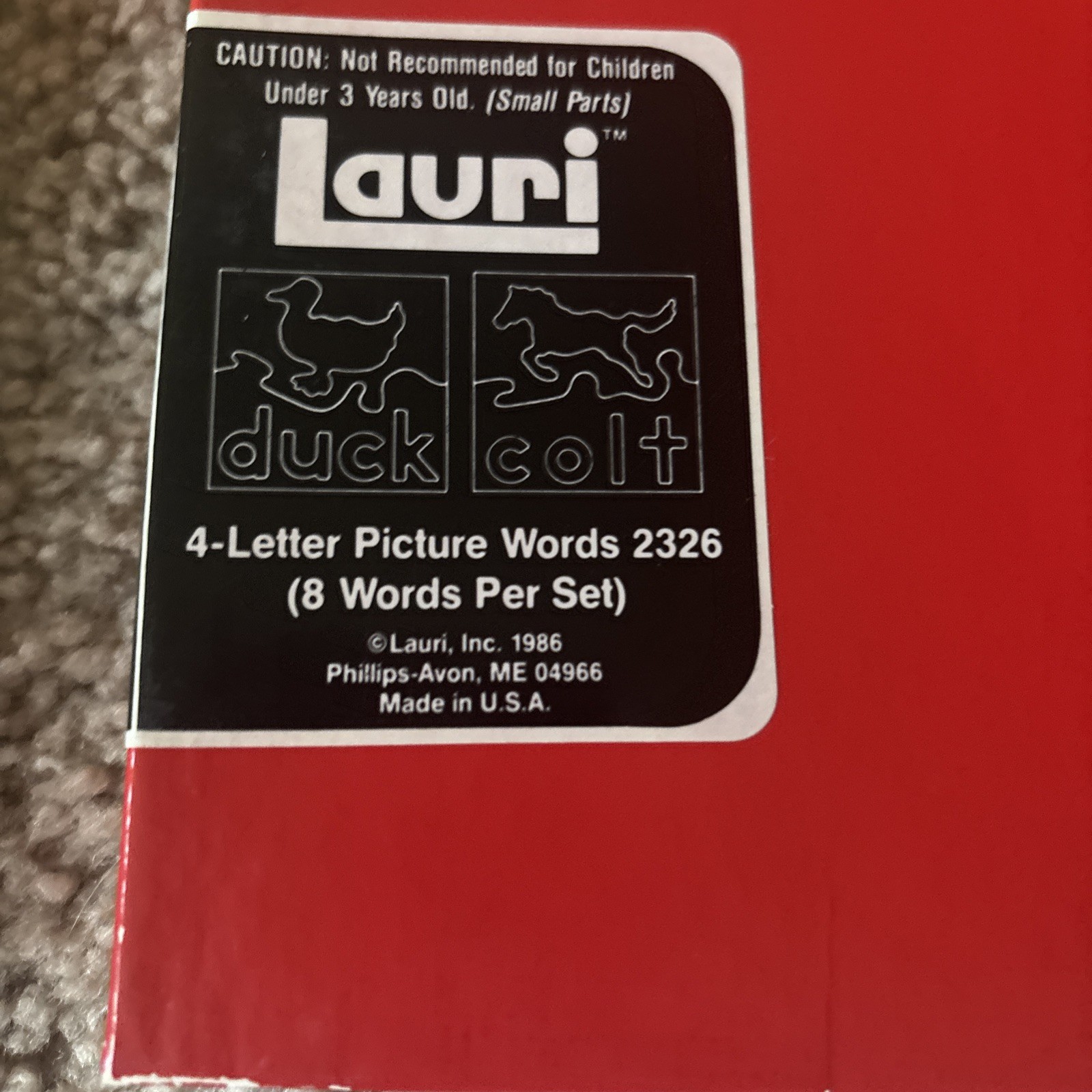 3 Lauri Crepe Foam Alphabet Letters A to Z Word Puzzles Homeschool 1980/90’s