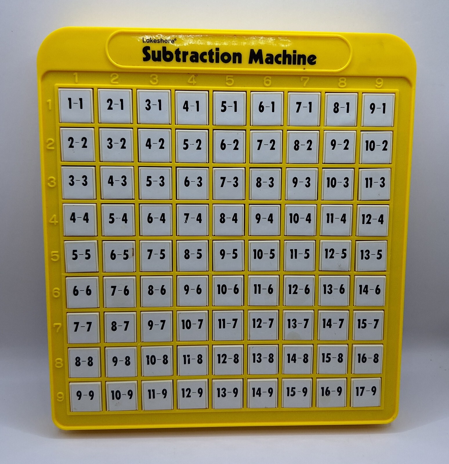 Lakeshore Learning Subtraction Machine Home School Magic Math