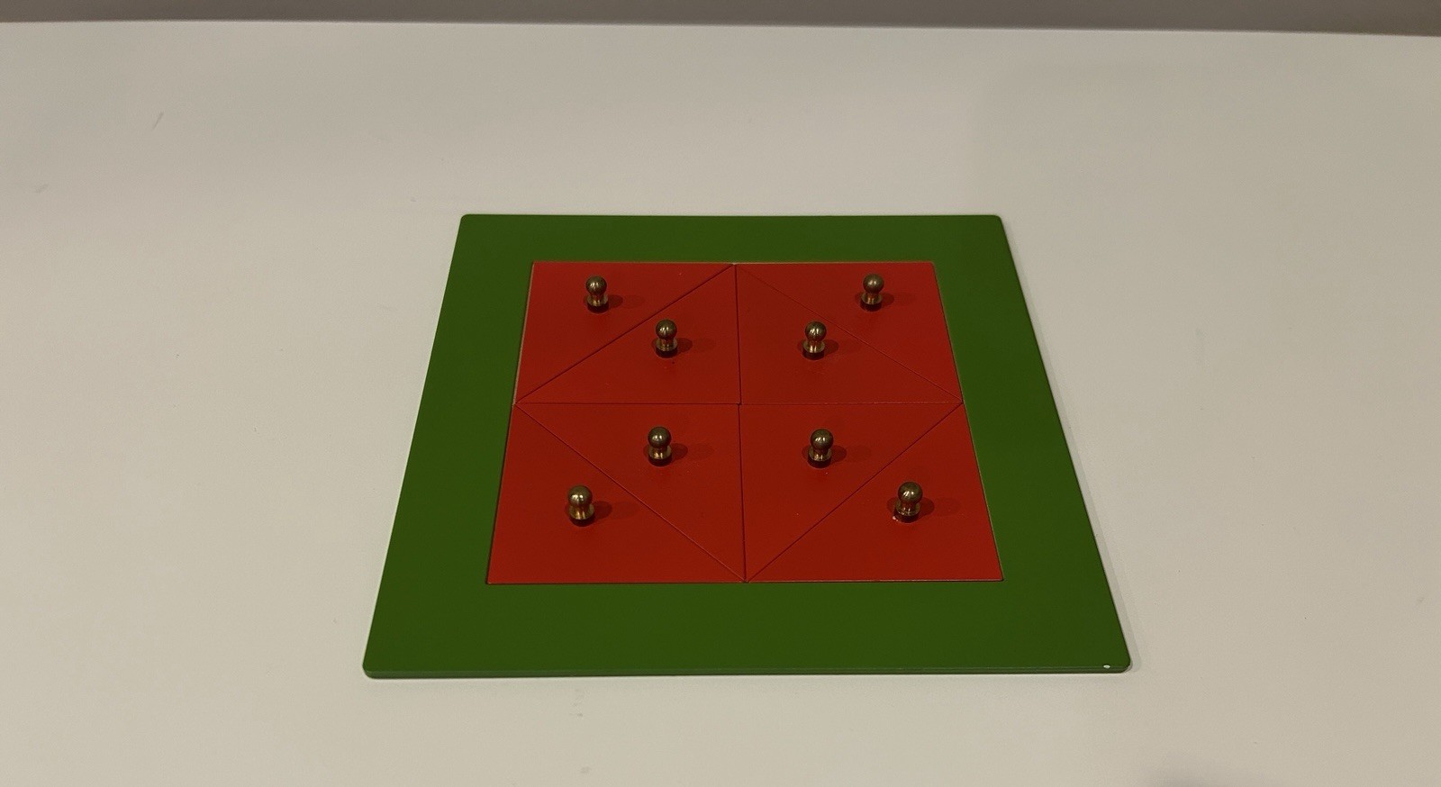 Montessori Metal Squares Elementary Math Fractions Geometry Figures