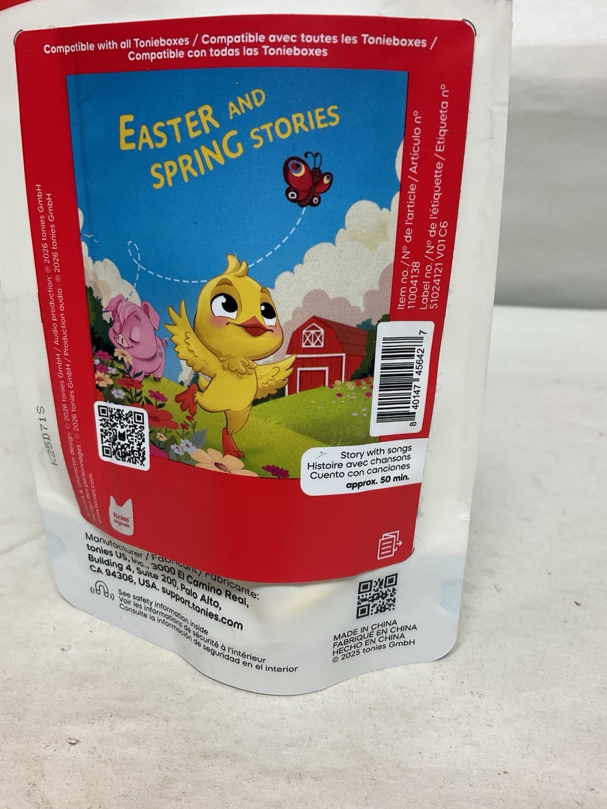 Easter and Spring Stories Limited Edition Audio Toy Figurine- Free S&H