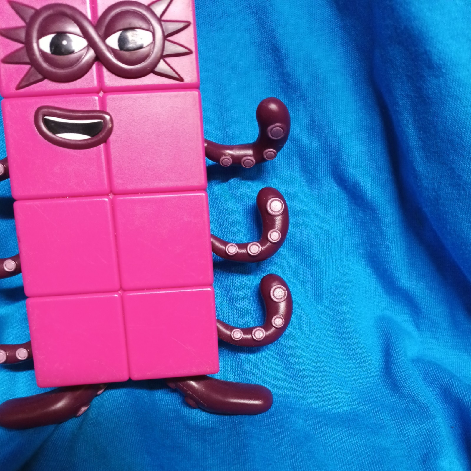 Numberblocks Eight Mathematics Toy Figure Purple for Ages 4-7 & 8-11 Years