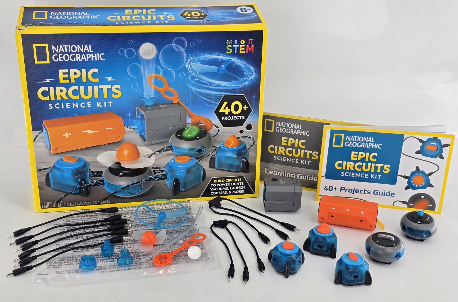 National Geographic Circuit Maker Kit – Electronics Kit for Kids W 40 Electricit