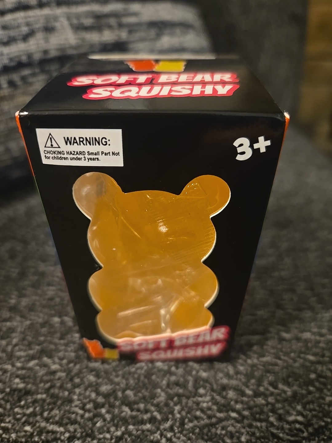 Lot of 2 Soft Squishy Bears, Yellow & Blue, BNIB