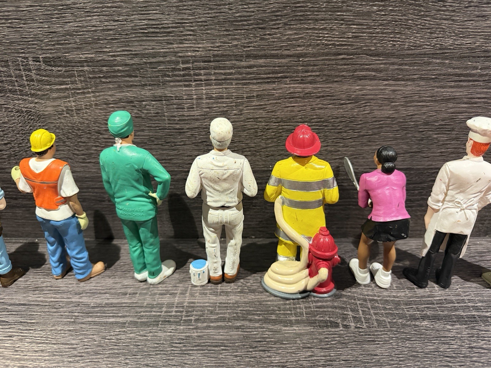 10 Lakeshore Career Helpers 5” Figures Educational. Police, Painter, Doctor, Etc