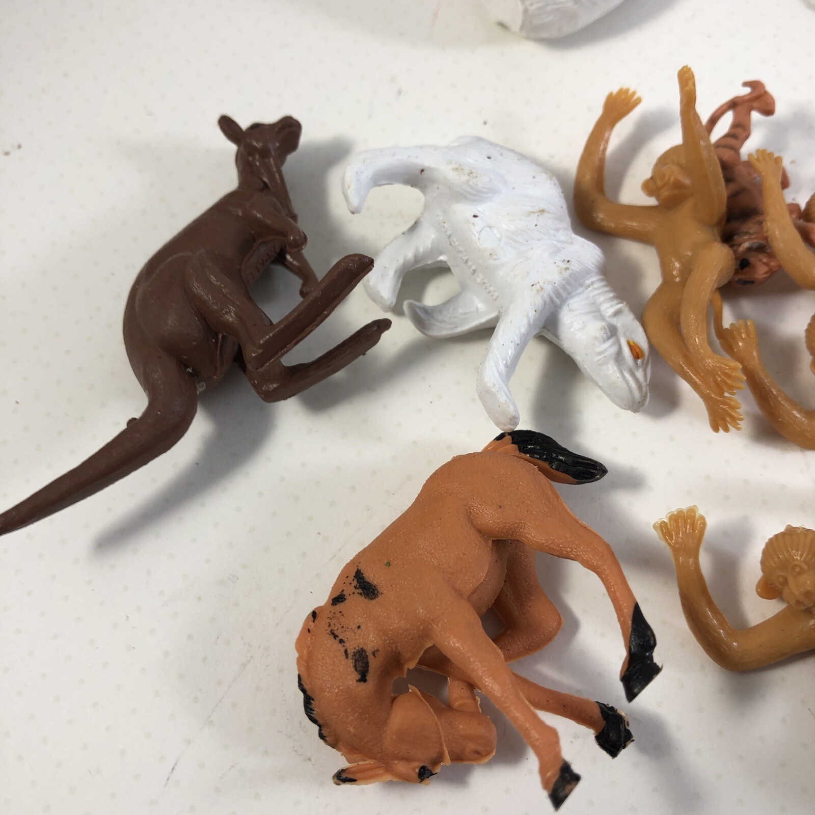 Vintage Toy Animals Mixed Lot of 25 Monkeys Bears Polar Bears 1970s