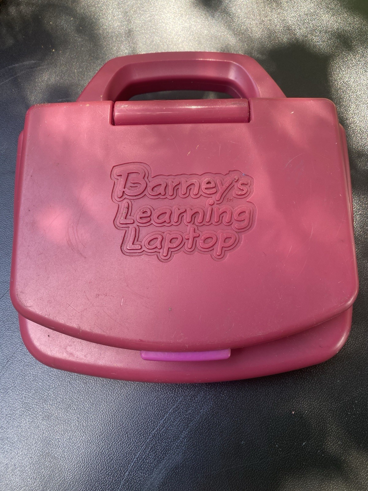 Vintage Barney’s Learning Laptop 1999 Interactive Tiger Toy Educational TESTED