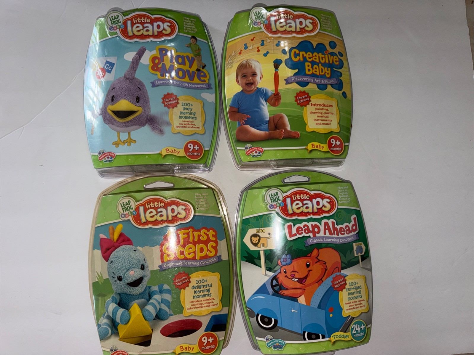 Leapfrog Baby Leap Frog Little Leaps Play & Move Creative Ahead First Steps NEW