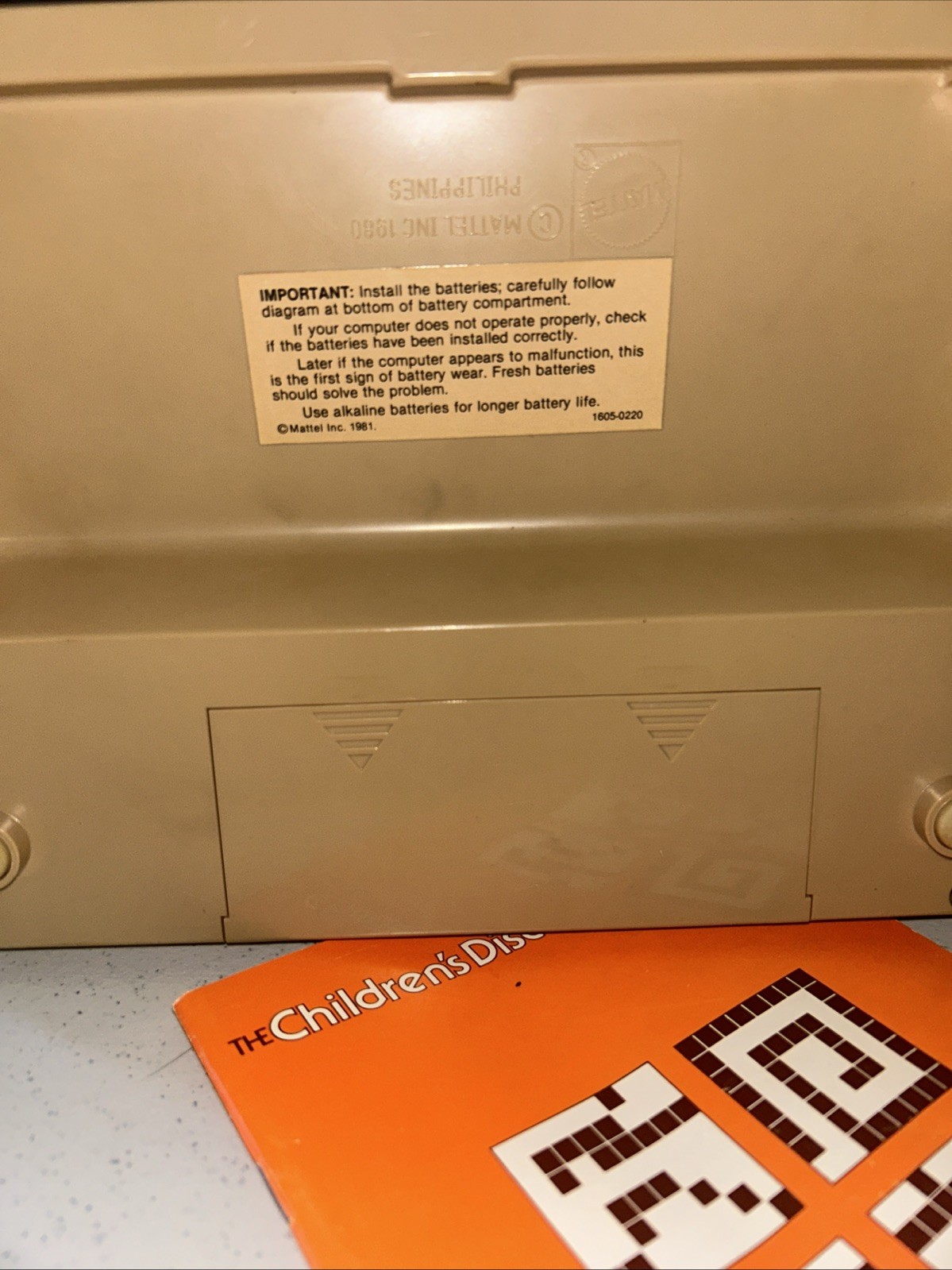 VTG The Children’s Discovery System Computer W/Arcade & Math Cartridge, Manual
