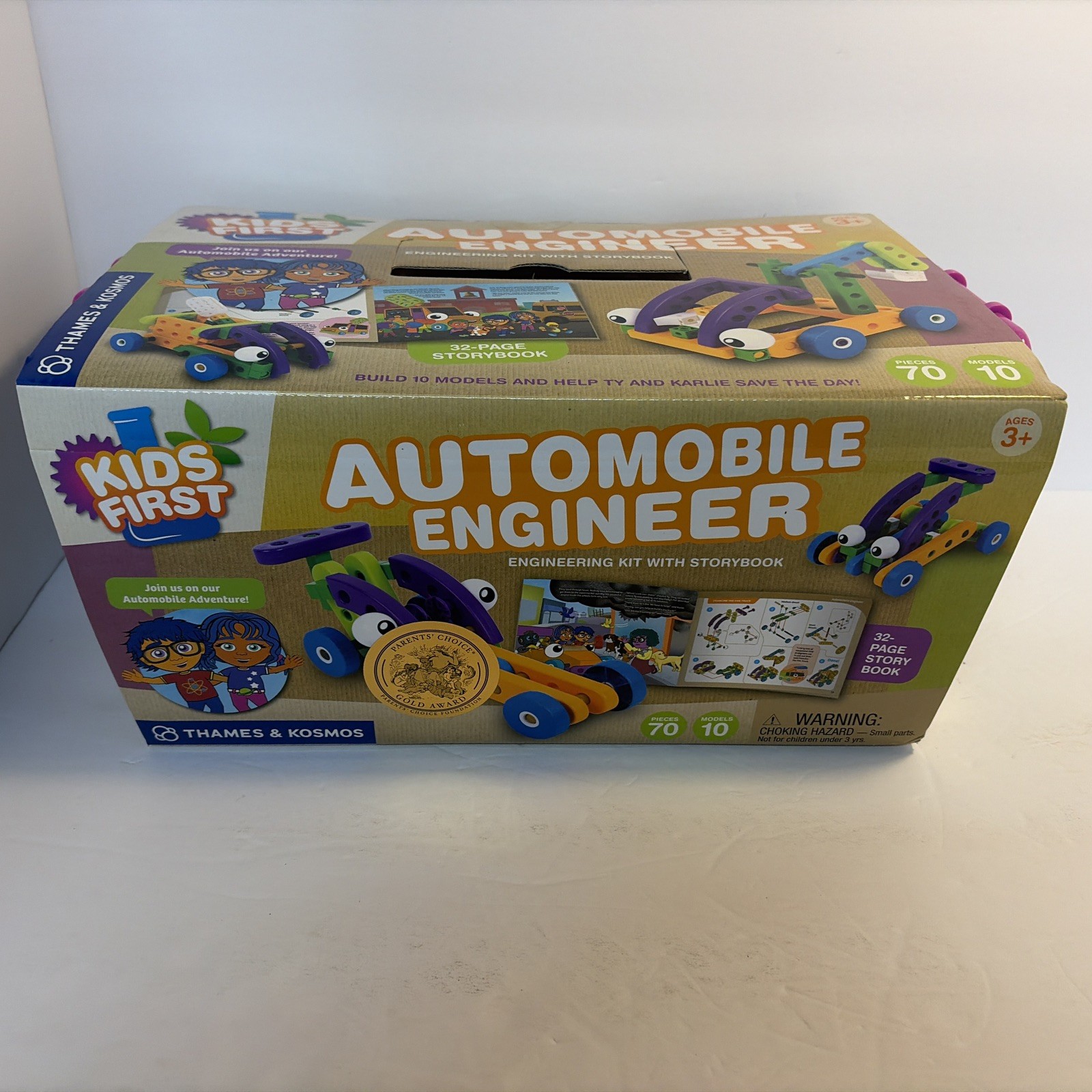 THAMES & KOSMOS – KIDS FIRST AUTOMOBILE ENGINEER KIT WITH STORYBOOK (NEW)