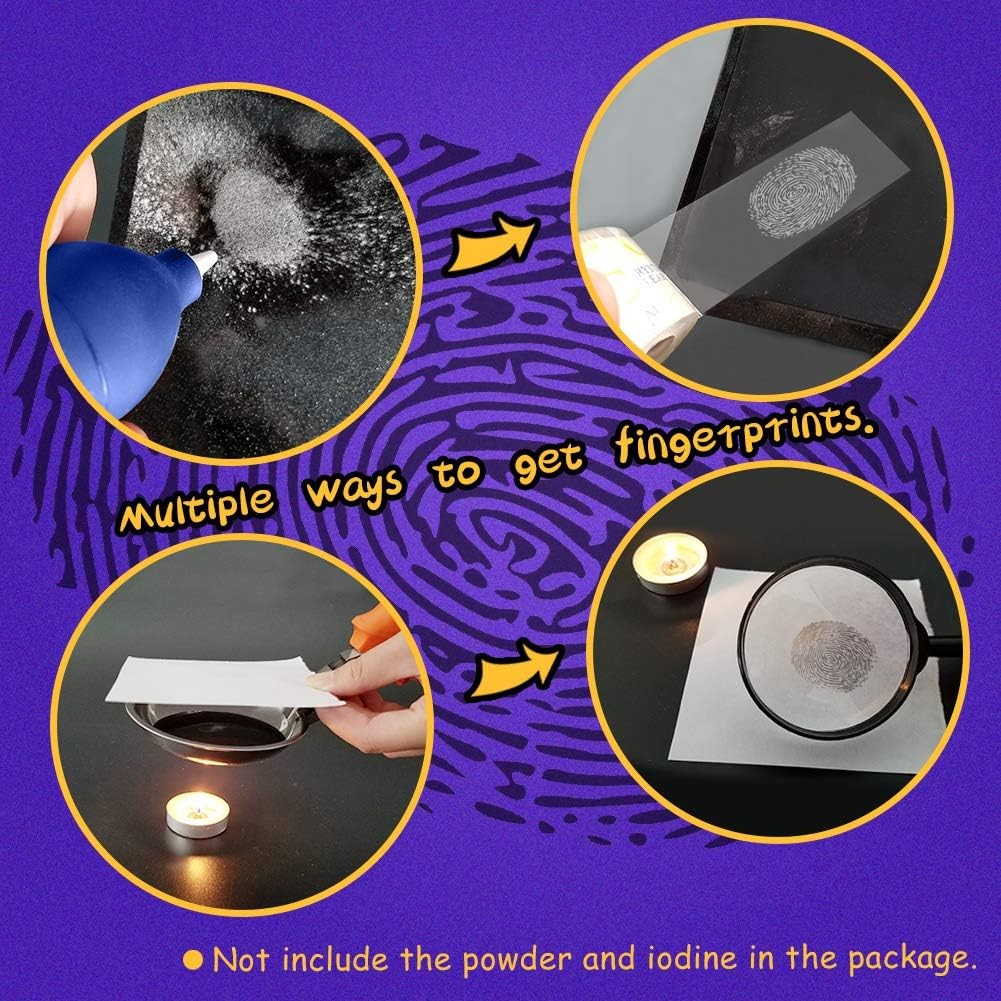 Spy Kit for Kids Detective Outfit Fingerprint Toys Gifts for 5 6 7 8 9 10 11 Yea