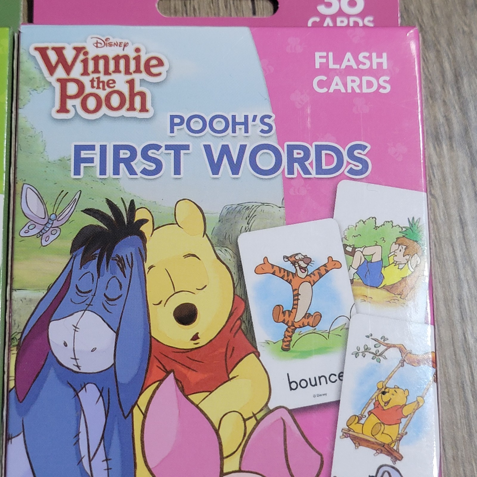 Winnie the Pooh Learning Flash Cards First Words/Colors & Shapes Lot Of 2