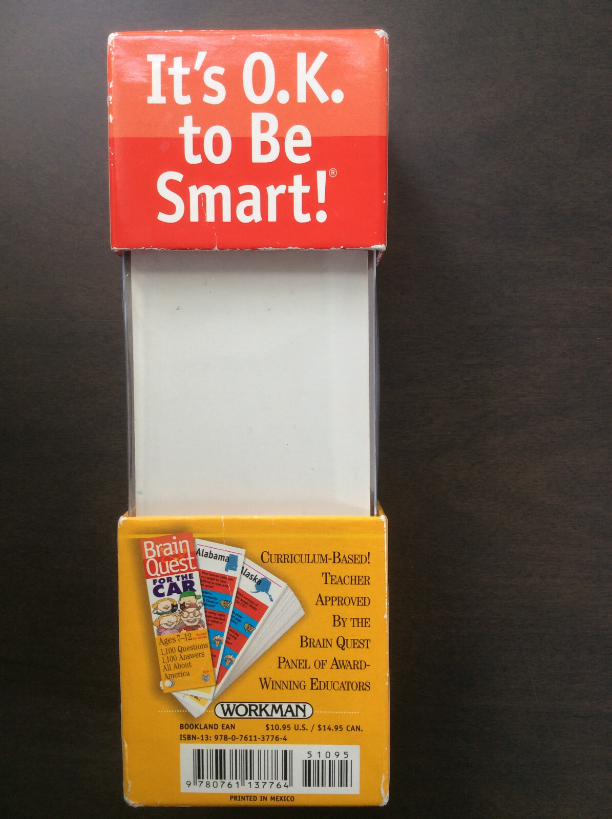 Brain Quest For the Car 1,100 Q &A All About America Complete VG+