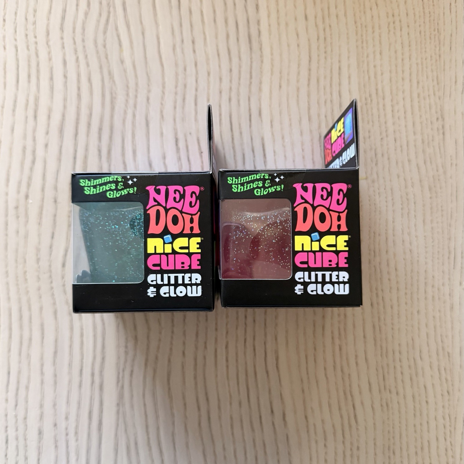 Needoh Nice Cube Glitter And Glow *FAST SHIPPING*