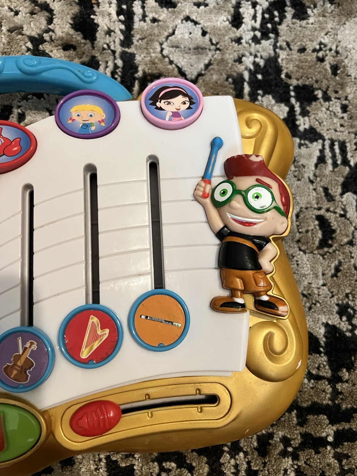 LITTLE EINSTEINS MATTEL 2006 SYMPHONY COMPOSER MUSICAL TOY WORKS