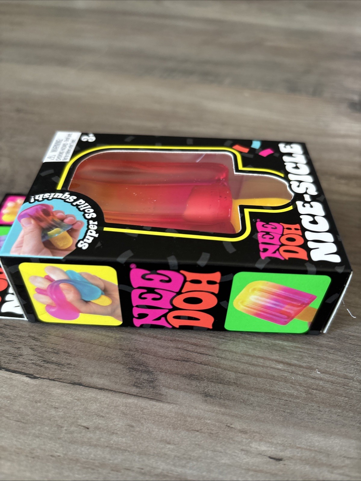 Nee Doh Nice-sicle Pink And Yellow Multi Color Hard To Find