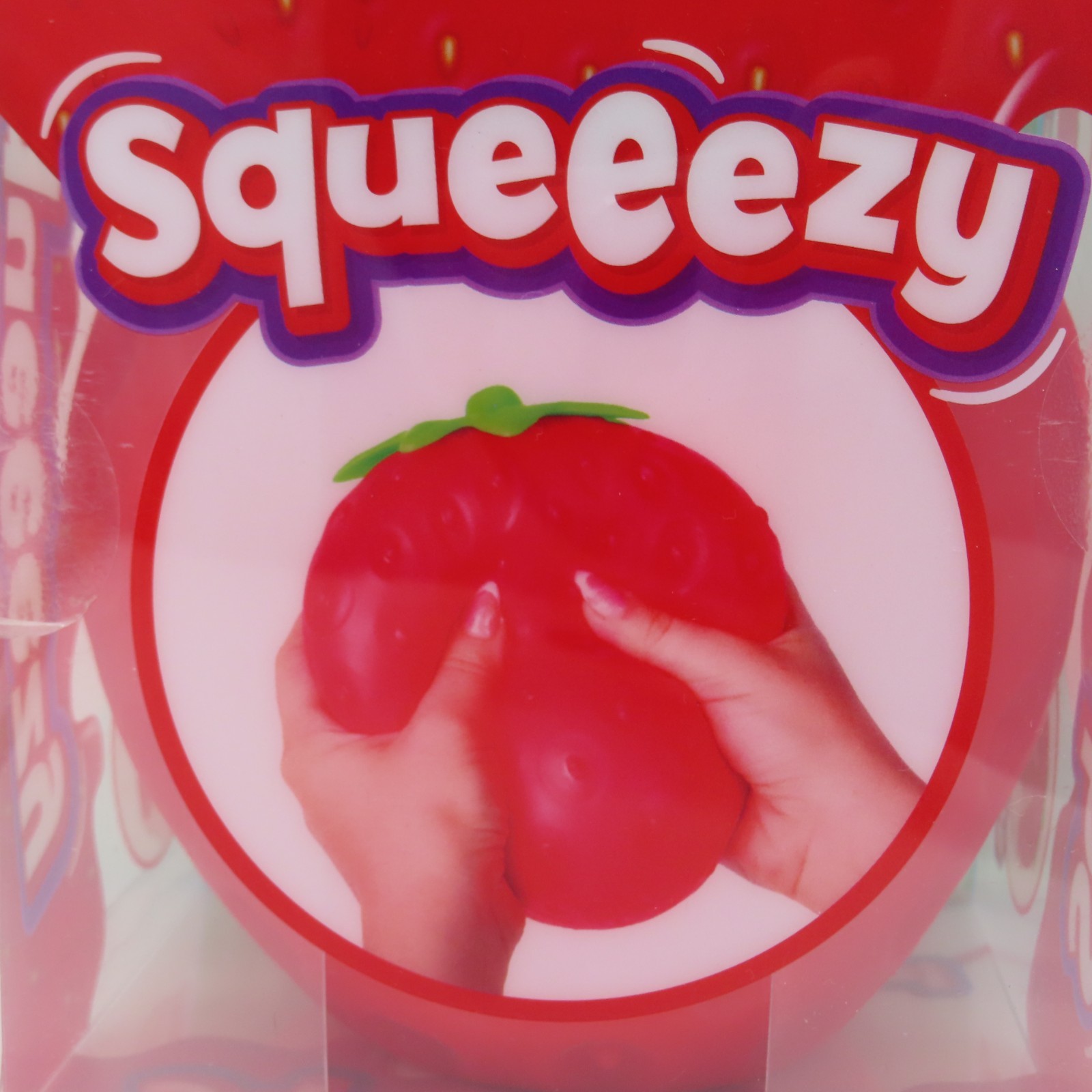 Sunny Days Jumbo Strawberry Squishy Stress Relief Sensory Fidget Toy 5”