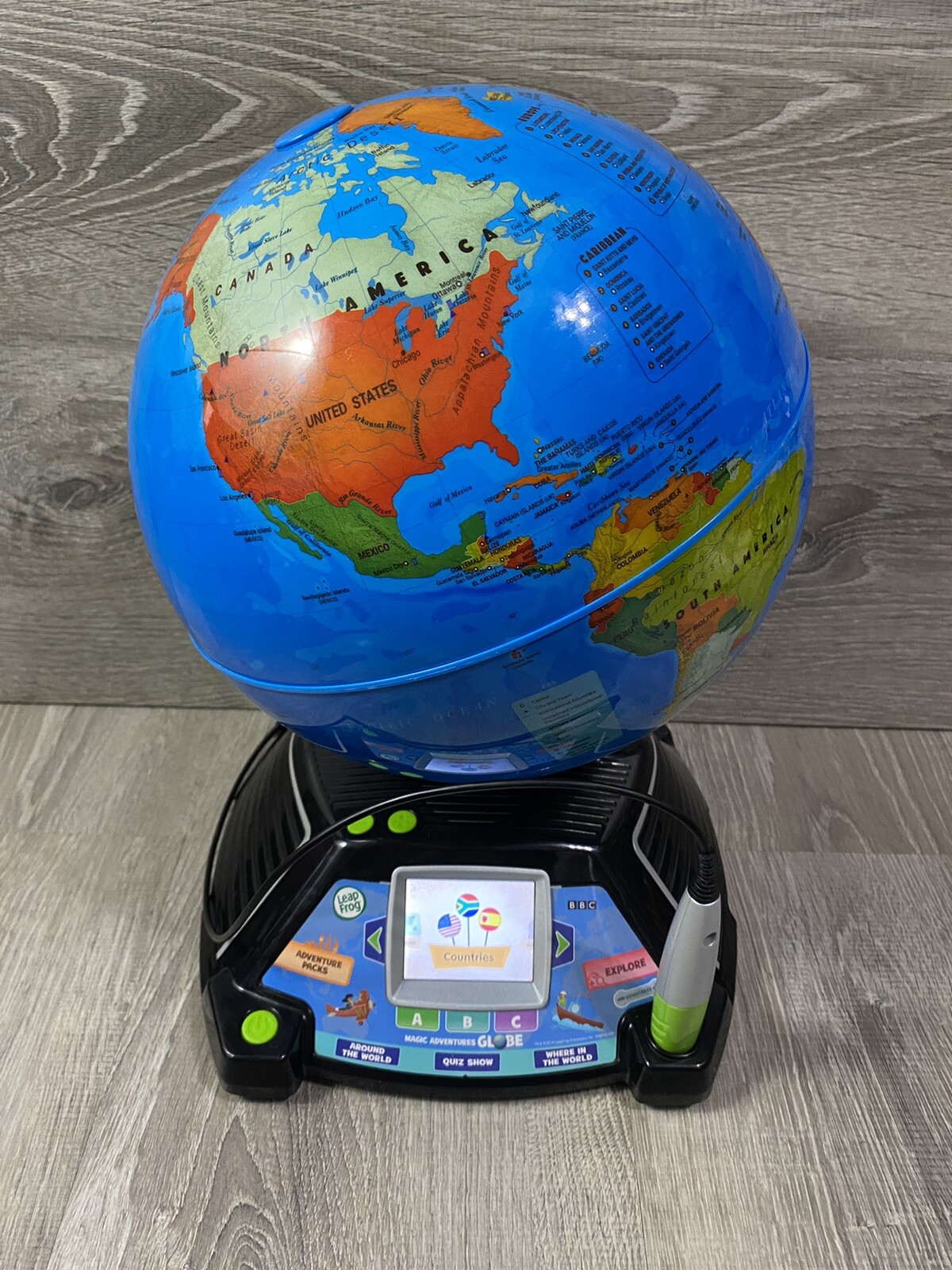 LeapFrog Magic Adventures Globe 2.8″ Video Screen BBC Videos Interactive Games