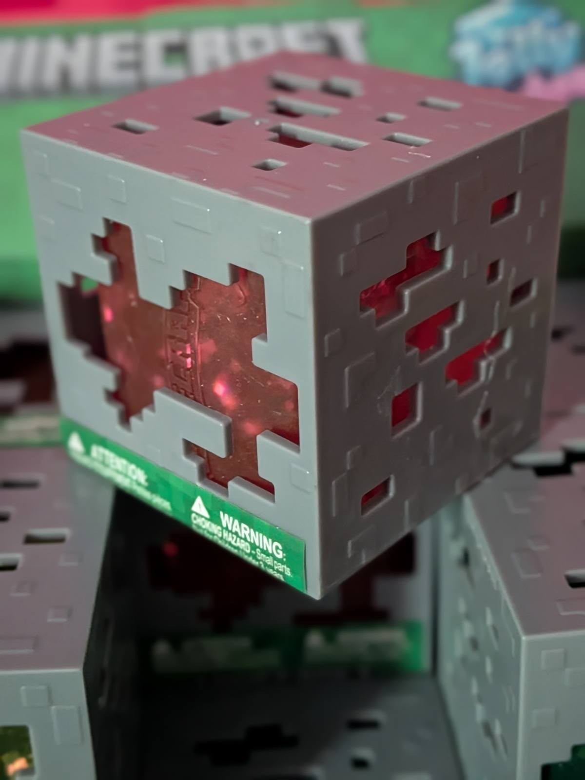 Lot of 23 Minecraft Jelly Cubes with Display Boxes