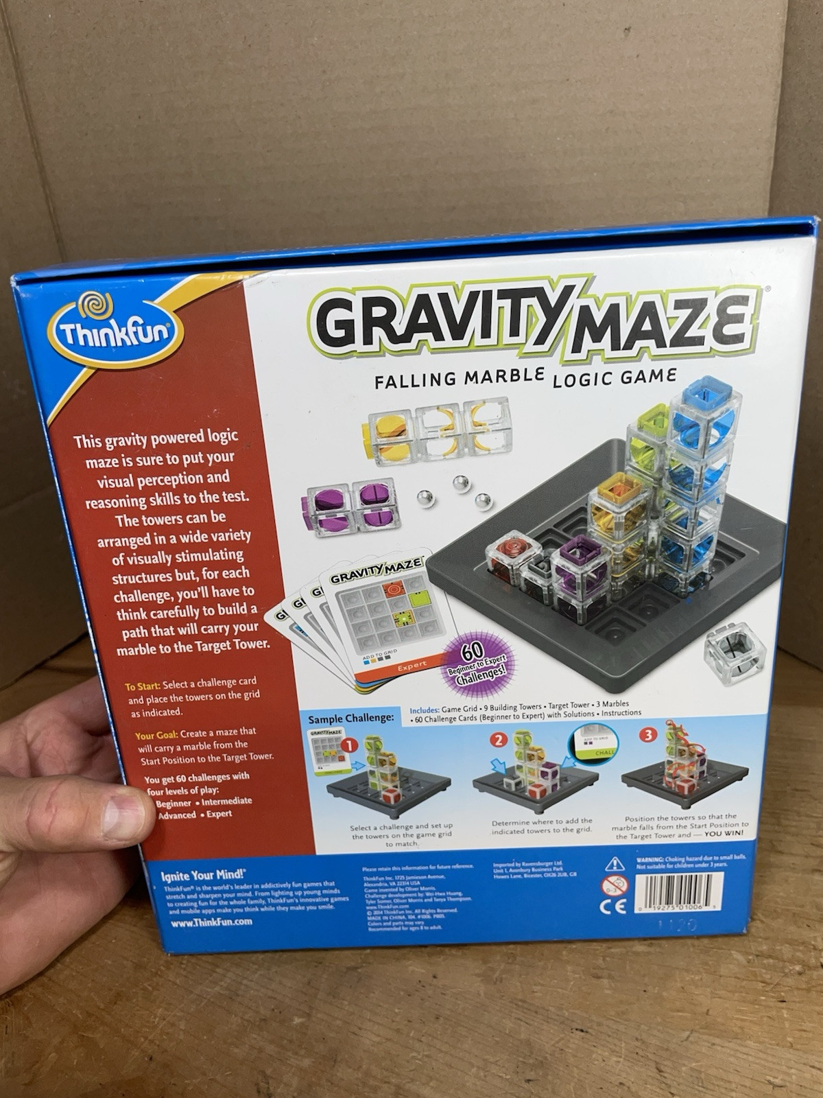 Gravity Maze Falling Marble Logic Game Thinkfun