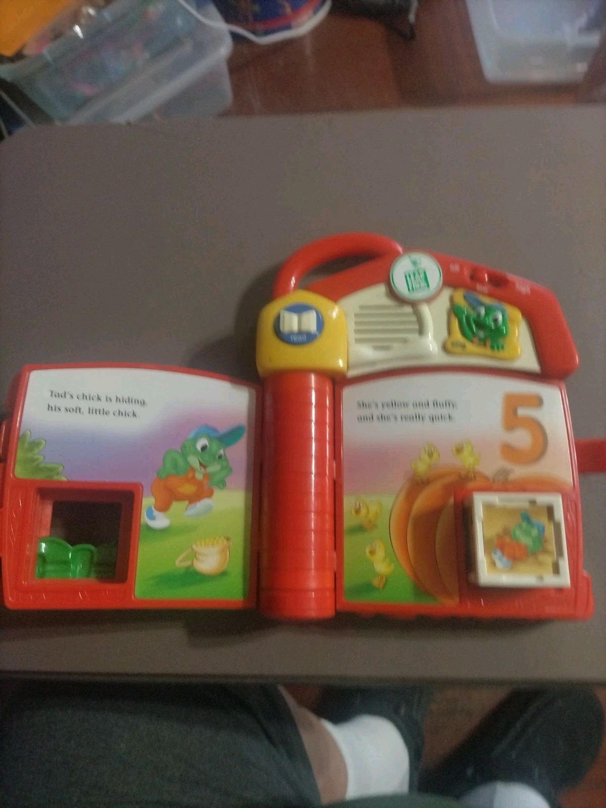 Leap Frog ~ TAD’S COUNTING FARM Interactive Electronic Talking Book ~ Complete