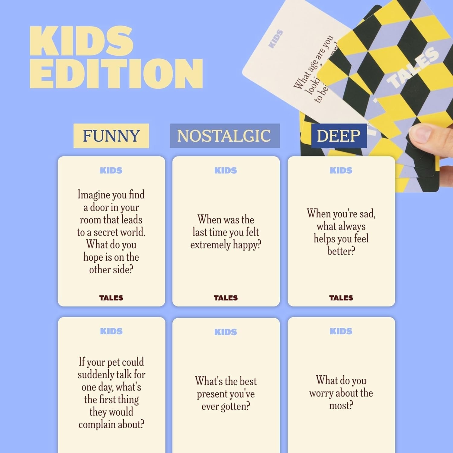Interactive Kids Edition Conversation Cards – Family Bonding