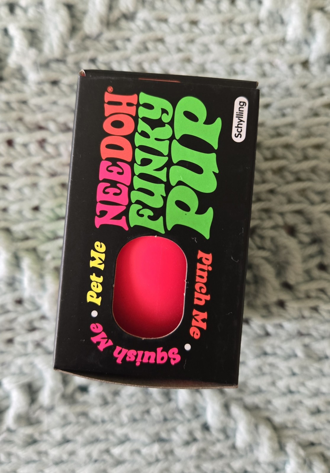 NEEDOH Funky Pup DOG Nee Doh Stress Ball SQUISHY Fidget PINK New Authentic