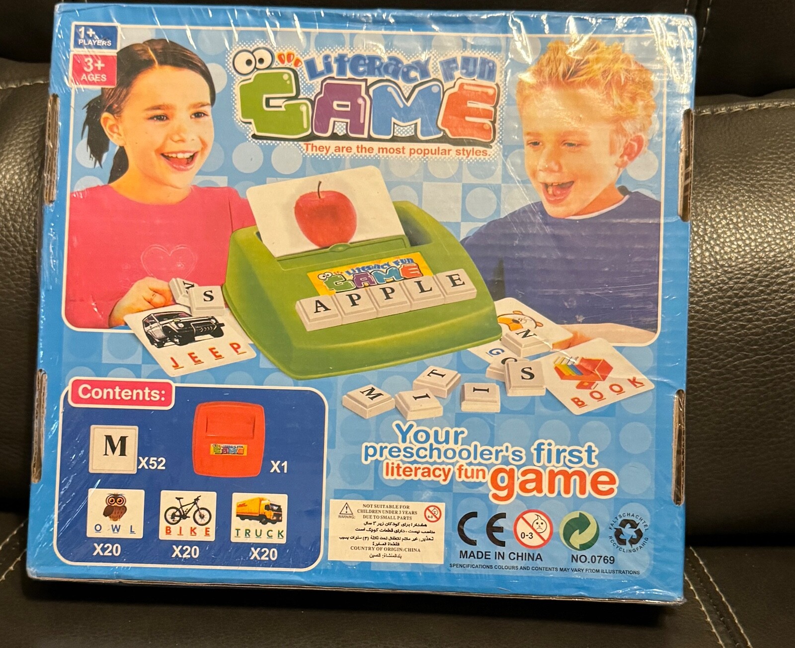 BRAND NEW LITERACY RED FUN GAME PRESCHOOL EDUCATIONAL 3+ 1 PLAYER LEARNING GAME