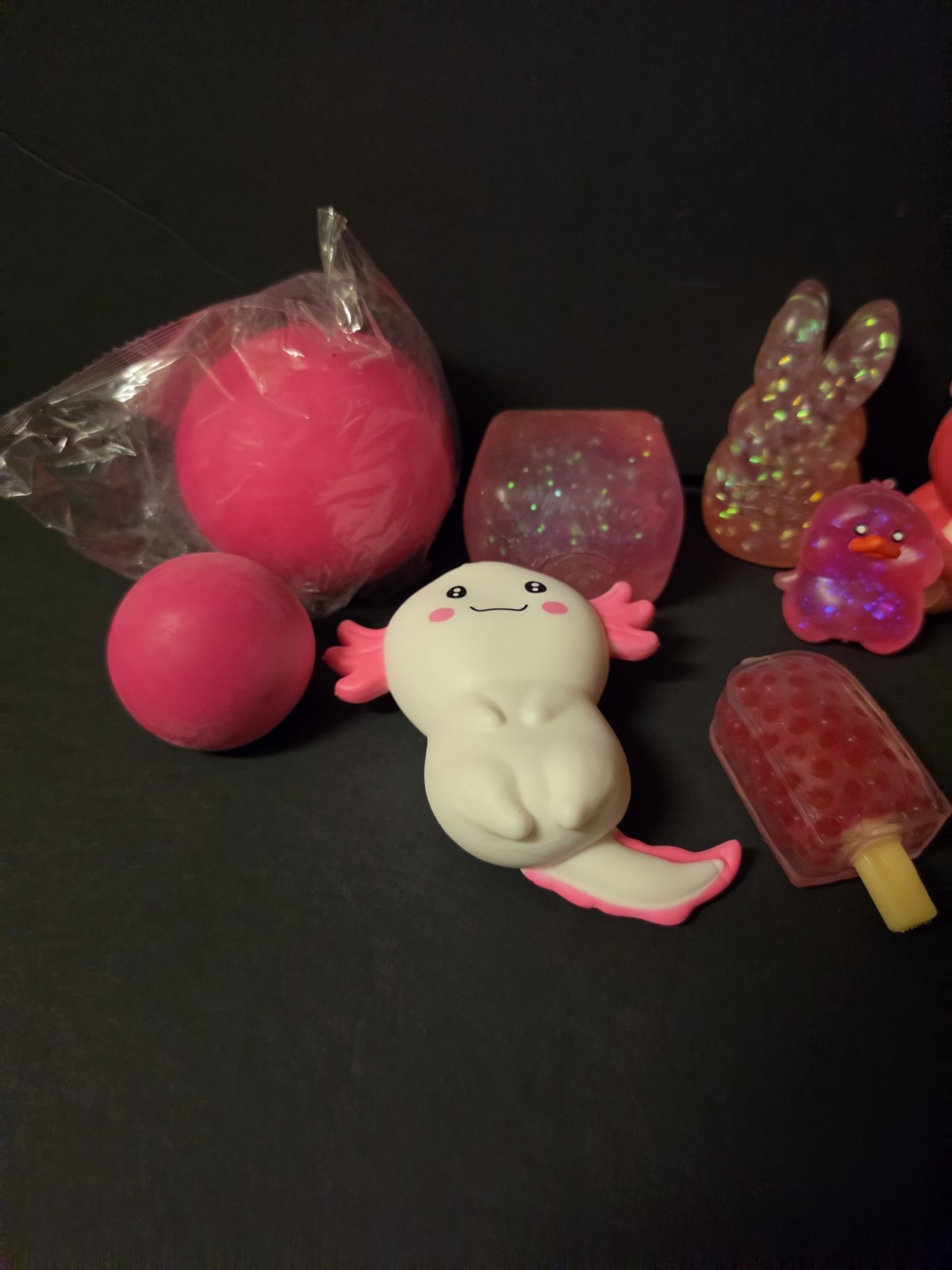 Mixed Lot Assorted Squishy Tactile Squeeze/Fidget Toys Animal Figures Popsicle