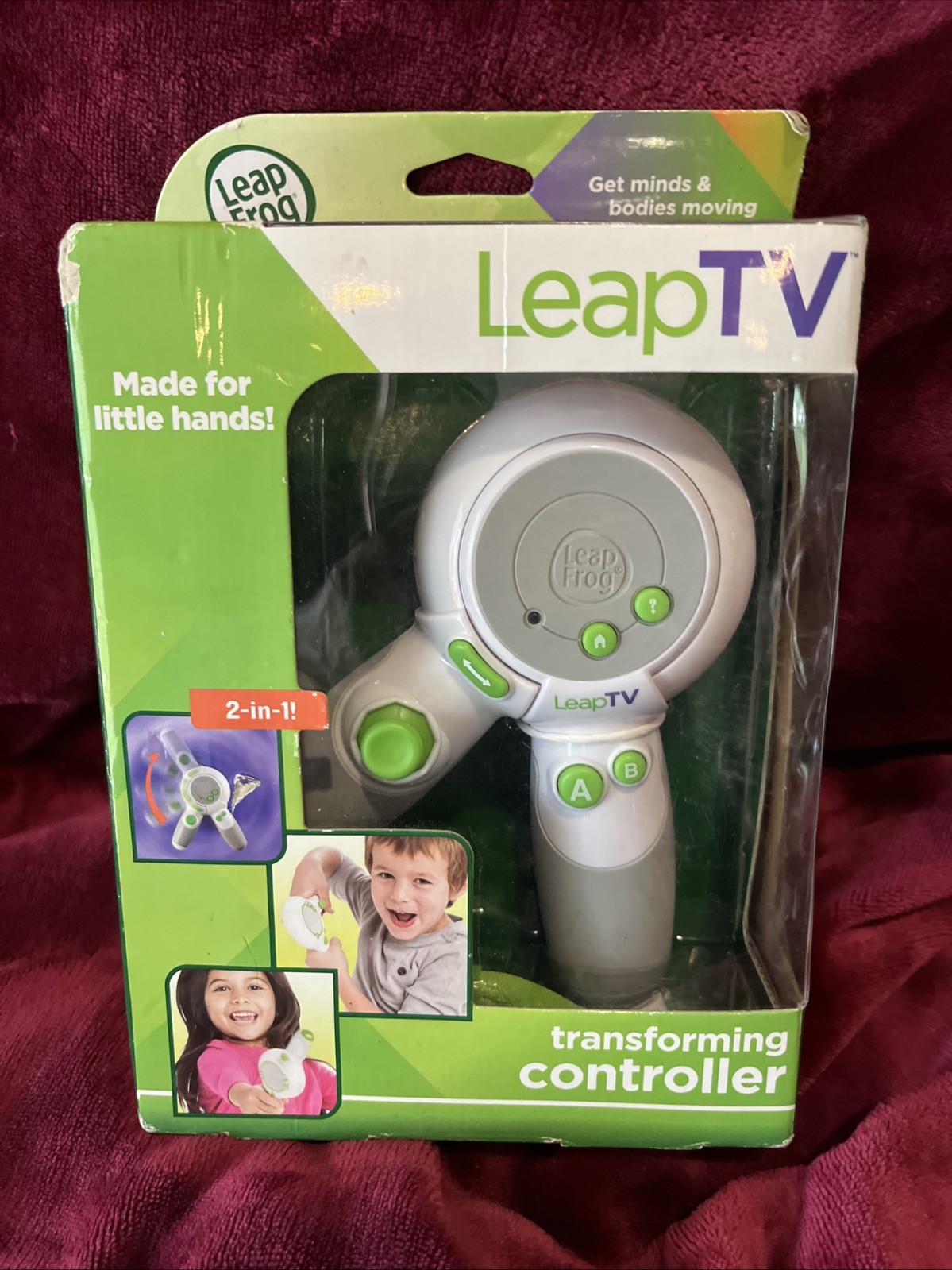 LeapTV Transforming Controller Made for Little Kid Hands 2-in-1 Game Device Leap
