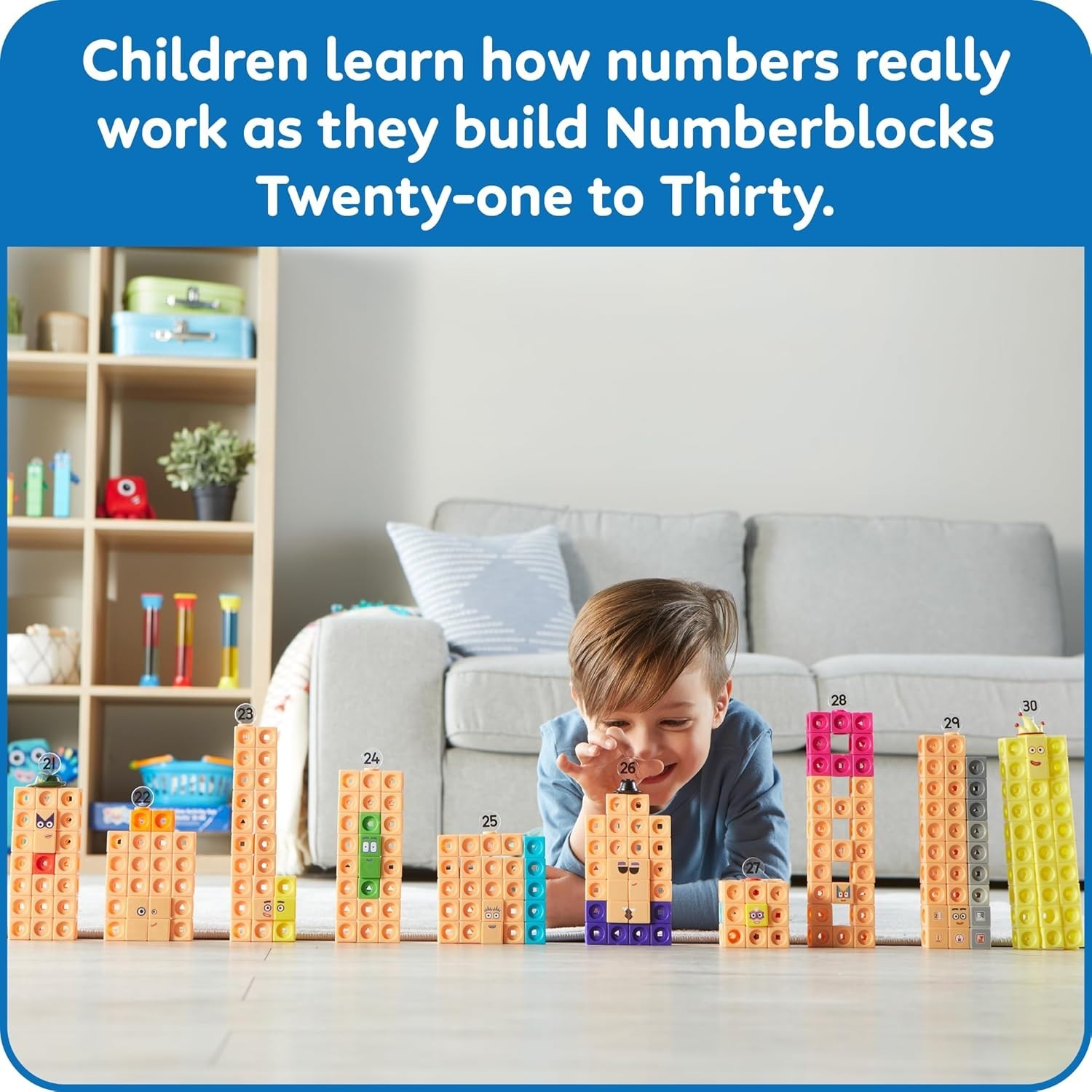 Numberblocks MathLink Cubes Set – 235 Pieces for Hands-On Math Discovery