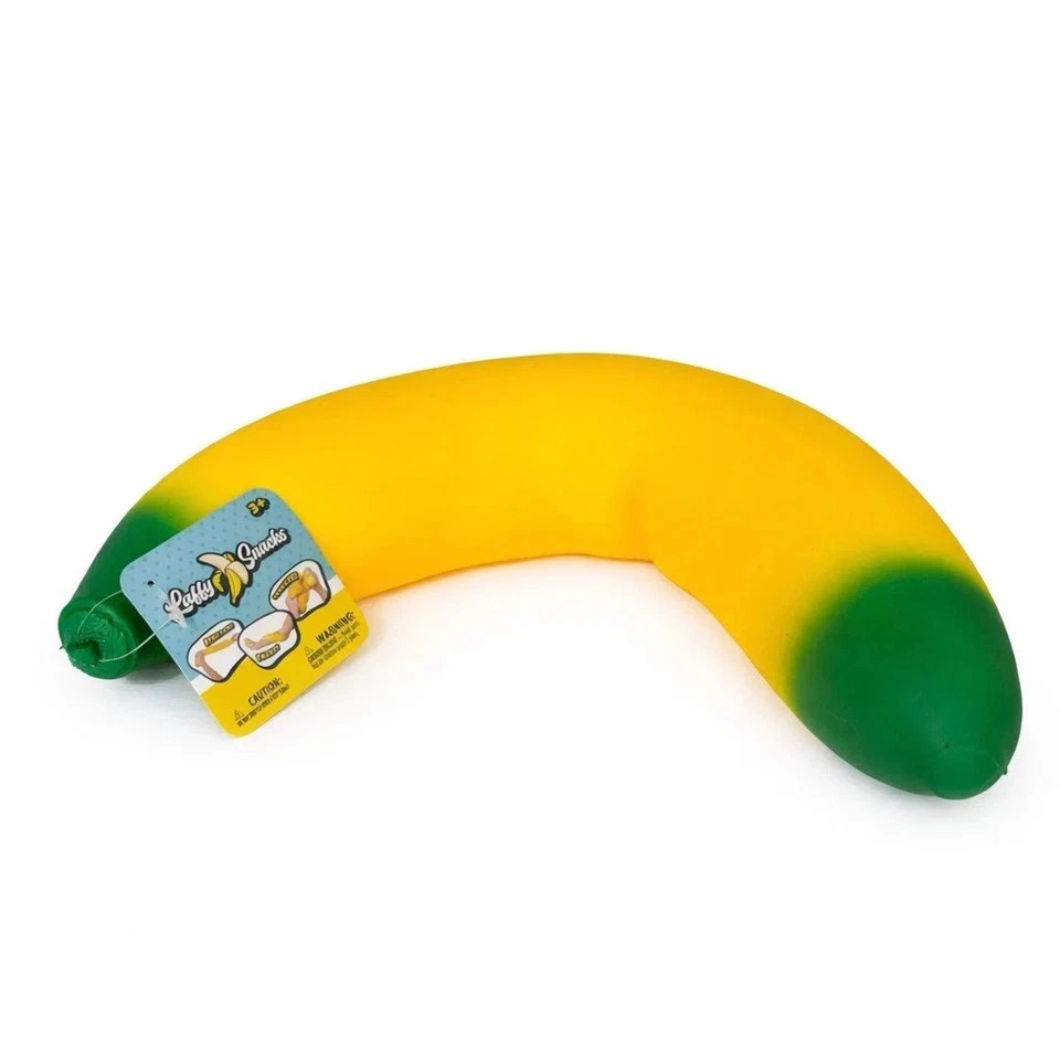 Squeeezy Sunny Days Squishy Banana Large Stress Relief Toy viral BRAND NEW