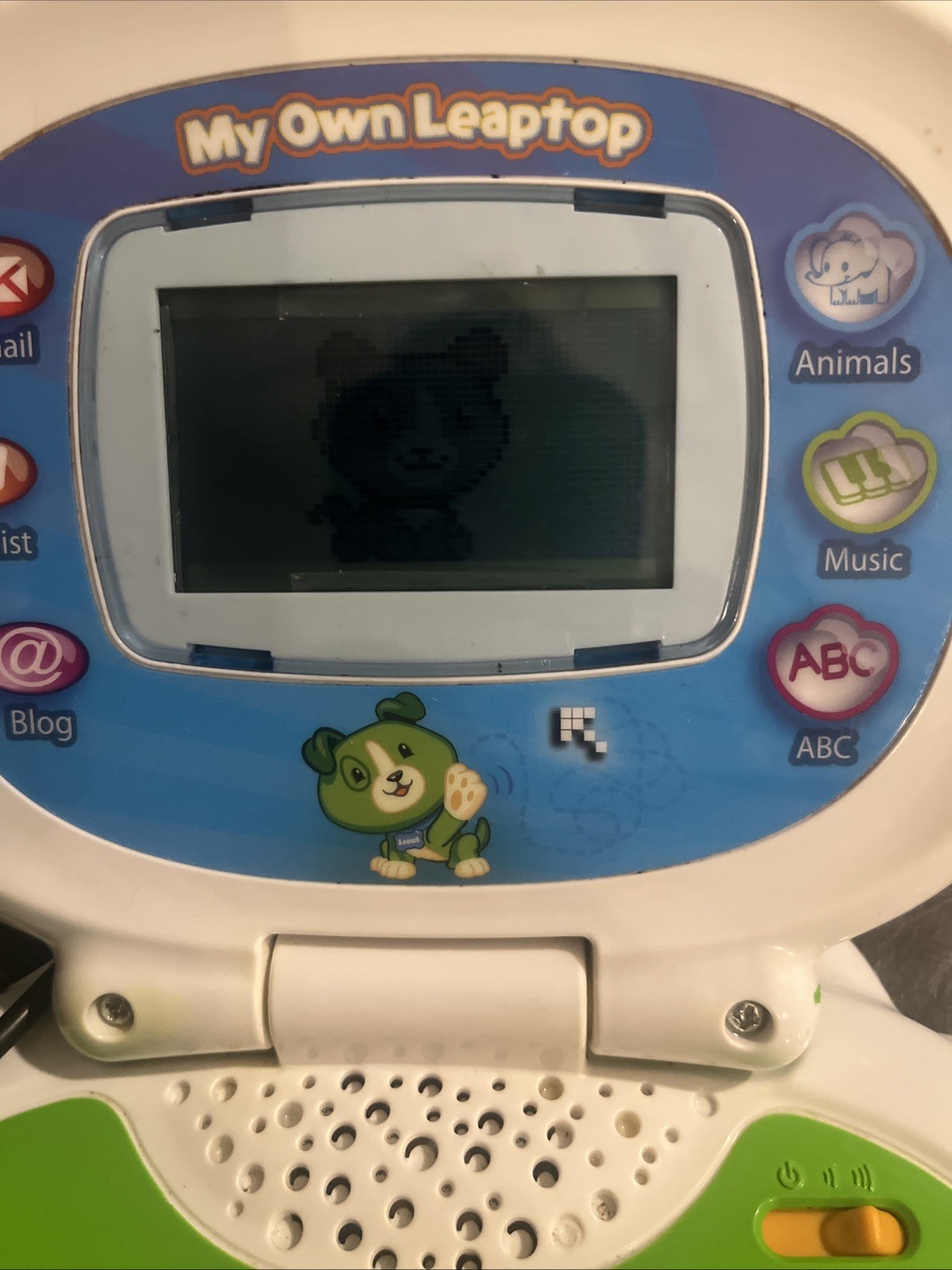Leapfrog My Own LeapTop Laptop Tested Works Great Green Includes USB See Pics