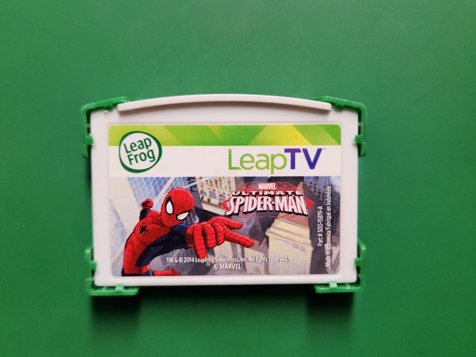 Lot of 4 LeapFrog LeapTV Games – Spider Man, Sports,Dance & Learn, Kart Racing