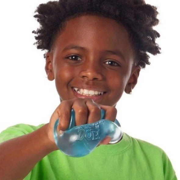 Schylling NeeDoh Nice Cube BLUE Sensory Squeeze Toy with Super Solid Squish