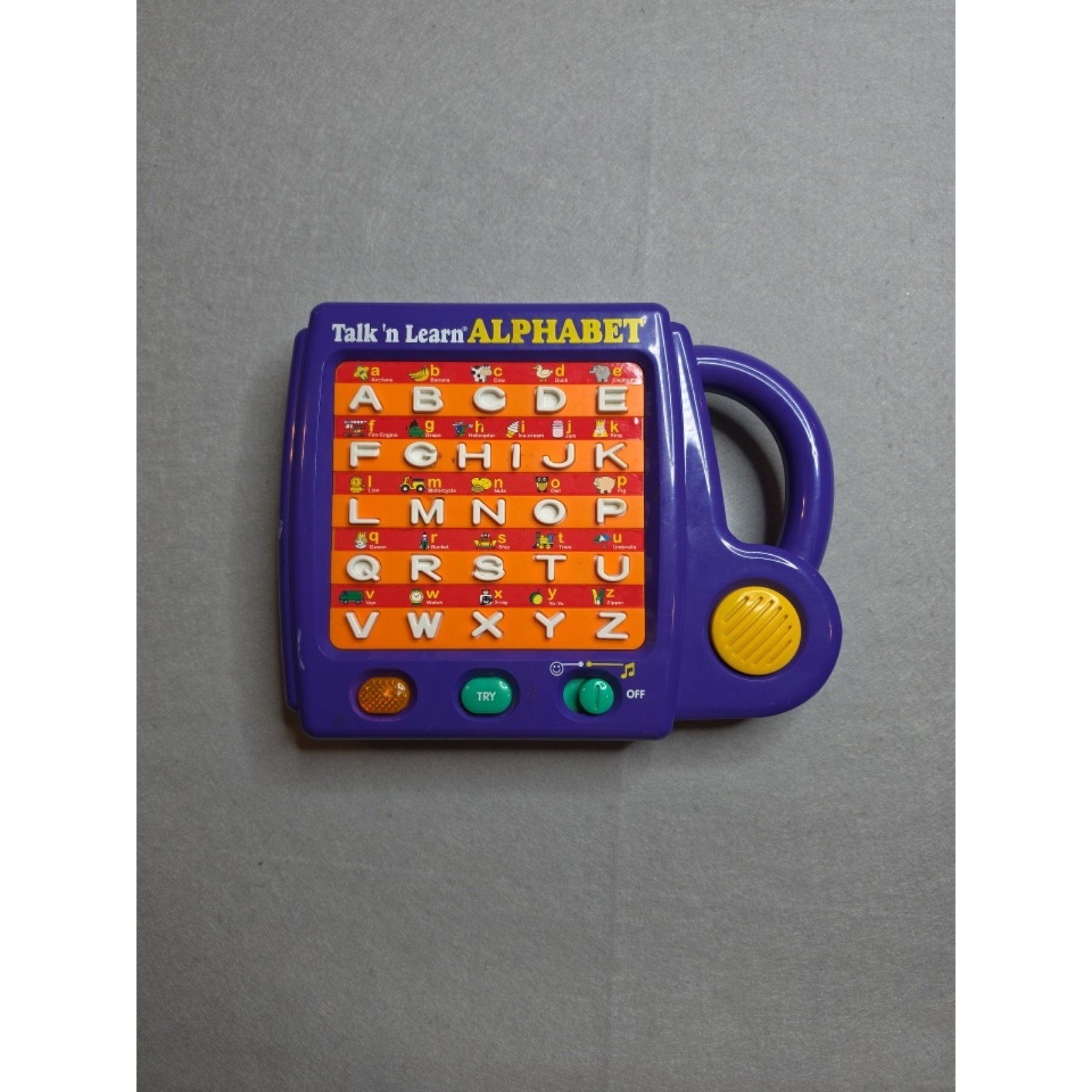 Vintage Scientific Toys Talk ‘n Learn Alphabet Interactive Toy Purple Portable